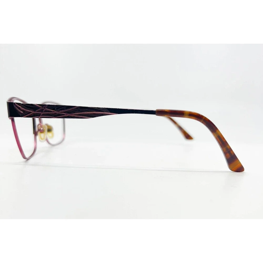 Wittnauer Eyeglasses Frames Womens Brown Pink Annabelle 55-17-135 39832